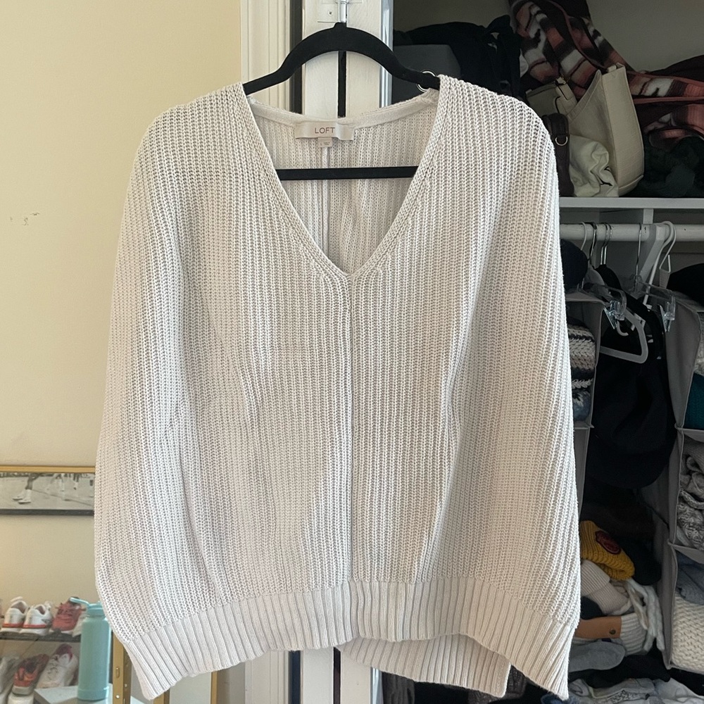 Oversized sweater vest